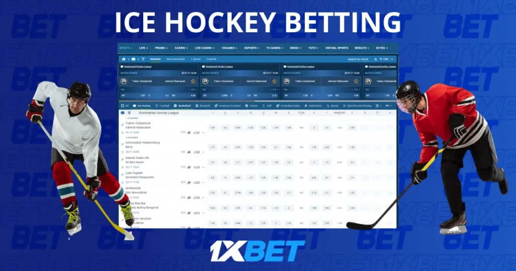 1xBet Ice Hockey in Kenya